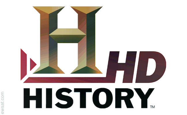 History TV Channel frequency on Hot Bird 13B Satellite 13.0° East
